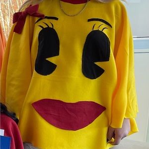 Ms & my pac man poncho costume